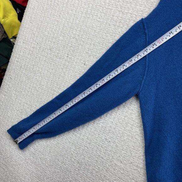 Guess Blue Sweater Men Size Small Mohair / Wool + Blend Pullover Jumper Knit - Picture 10 of 16